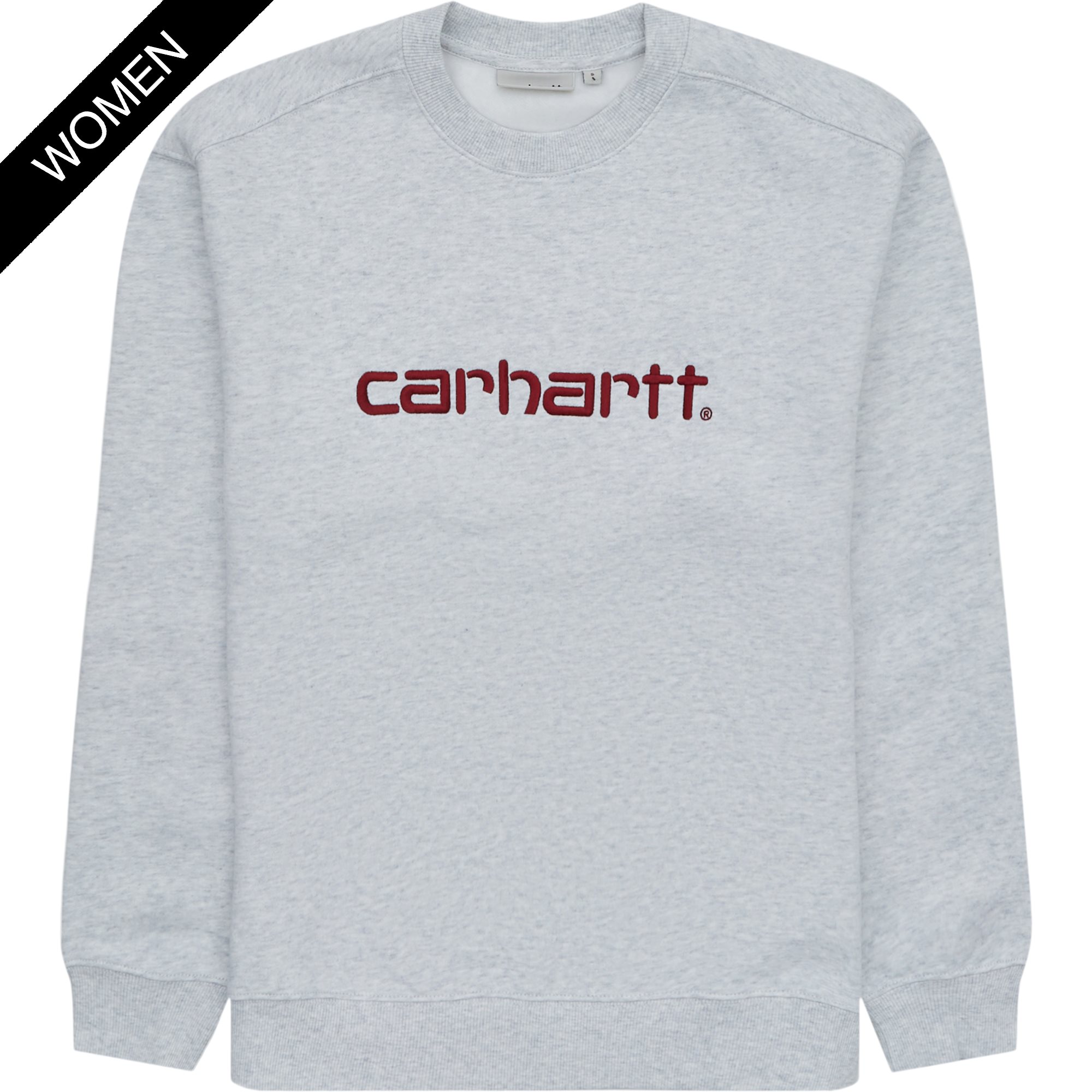 Carhartt WIP Women Sweatshirts W CARHARTT SWEAT I027475 Grå
